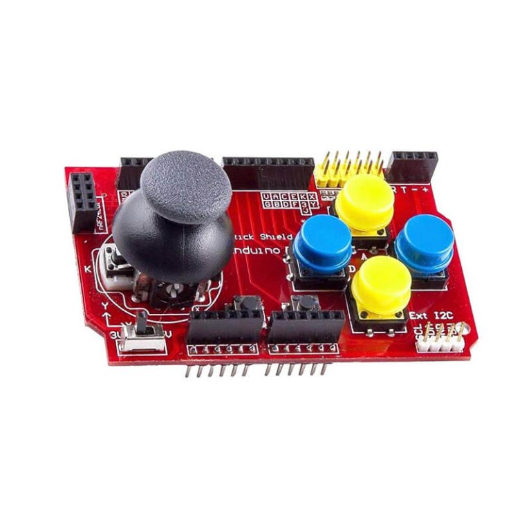 درع عصا التحكم ثنائية المحور من ماركة ITEAD مع أربعة أزرار ضغط